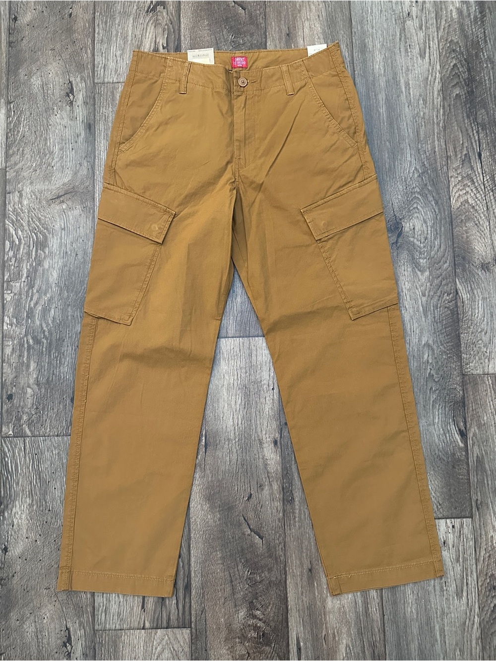 Levi's XX Cargo Taper Stretch Cotton Pants Men's Size 31x30 Brown